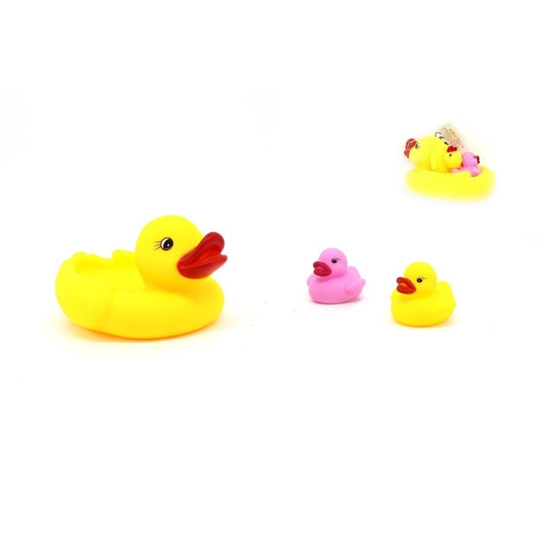 Patos de goma 3pcs