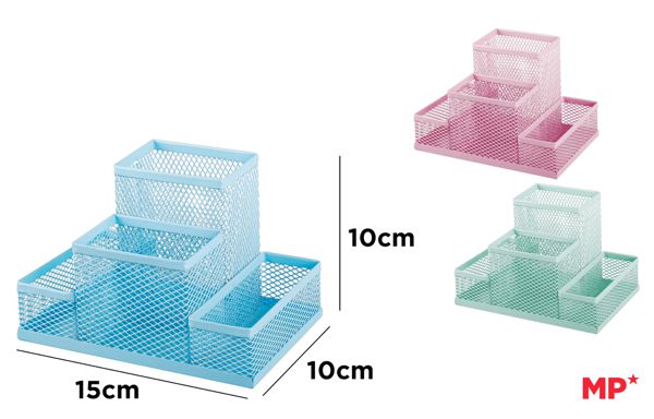 Organizador sobremesa pastel 15.5 cm x 1