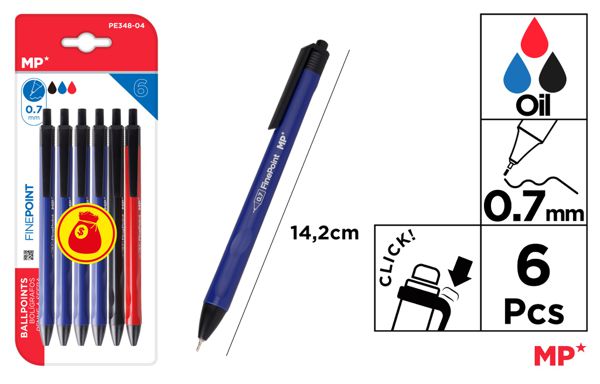 Bolígrafo tinta aceite 0.7 mm