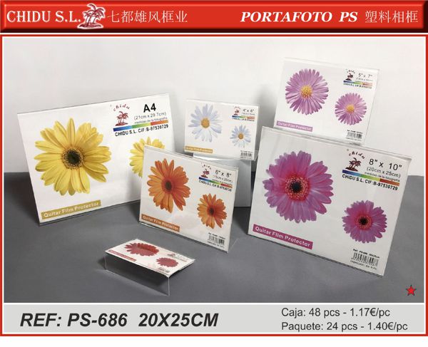 Marco plast. h ps-686 20x25cm(24/48)