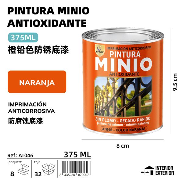 Pintura minio imprimacion