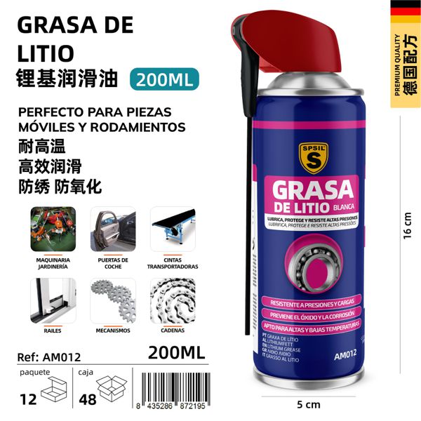 Spray grasa litio 200ml