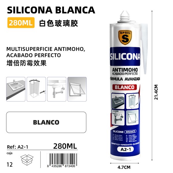 Silicona blanca 280ml