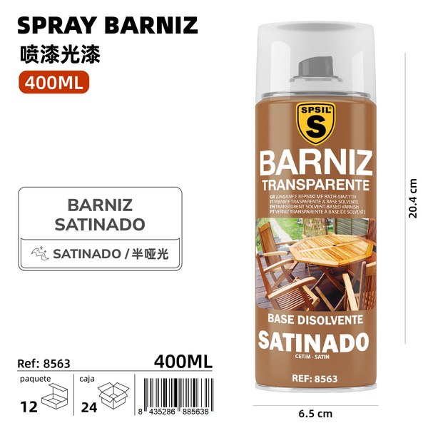 400ml barniz satinado