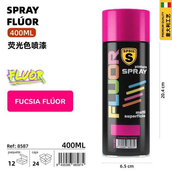 400ml fucsia flu