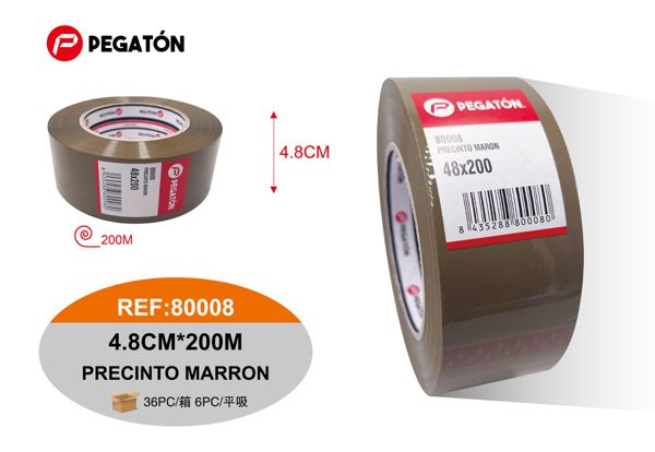 Precinto marron 4.8x200
