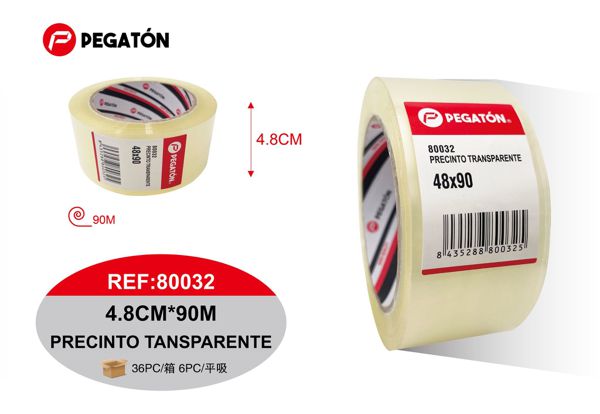 Precinto transparente 4.8*90