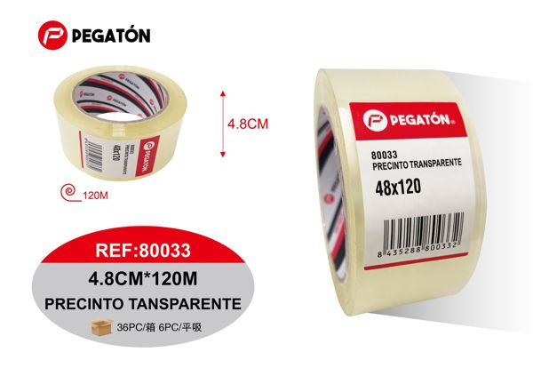 Precinto transparente 4.8*120