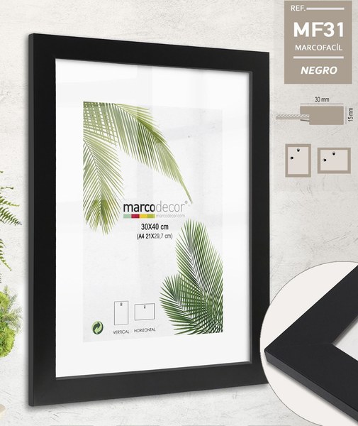 M.marco facil ref- mf31 negro 50x70