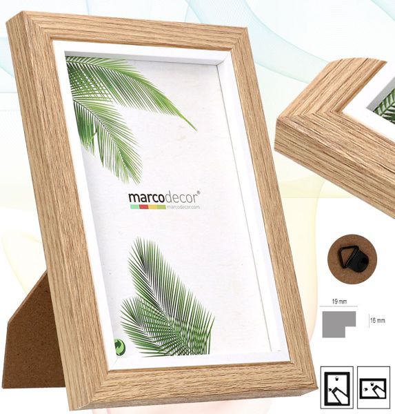 A.portafoto ref- 006 madera blanco 13x18