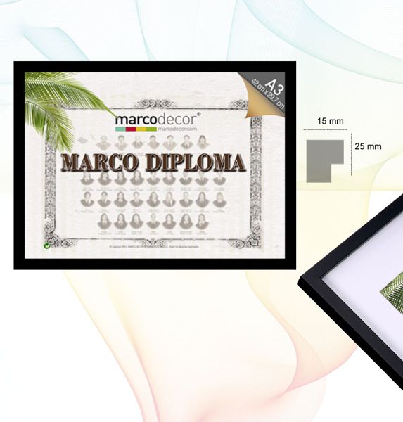 Diploma dm ref-15 a3 negro