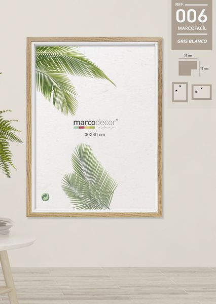 F.marco diploma ref- 006 madera blanco a3 (29,7 x