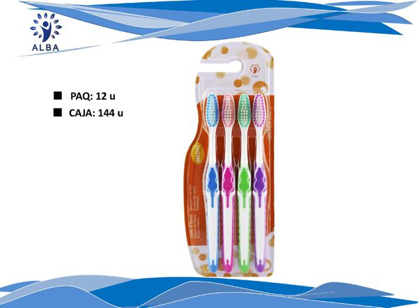 Cepillos de dientes pro 4x1 12 blisters
