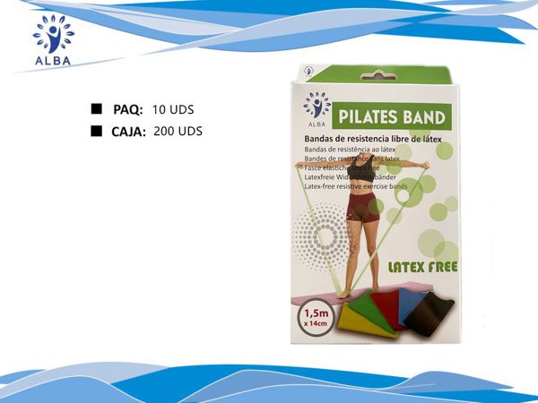 Banda elast libre latex ver 1,5m 1 ud