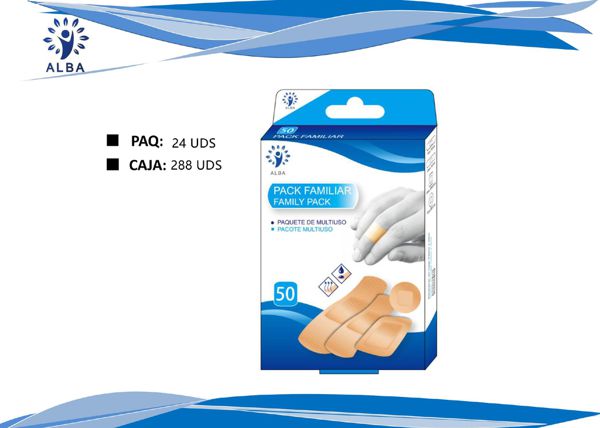 Pack fami apósitos 50 uds surtidos(4 tm)