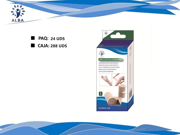 Venda elást noadhes wraprol10cmx4.5m 1 ud