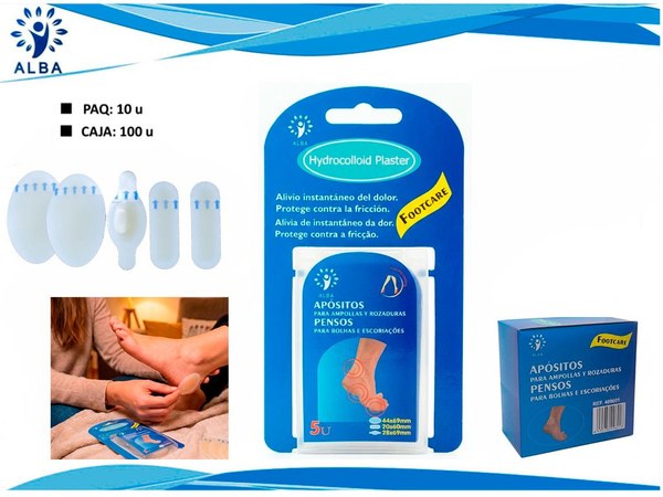 Apósitos ampollas 5 uds surtidas(3 tam)