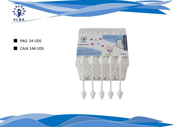 Bastoncillos palito papel para niños 55 ud