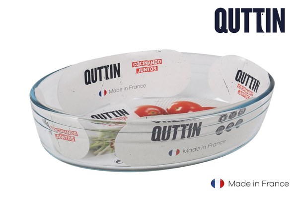 Fuente vidrio oval 26x18cm 1.8l
