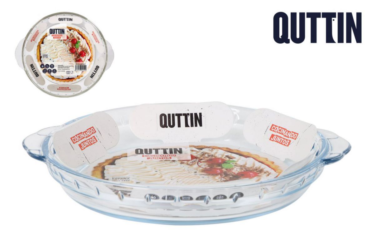 Prb fuente vidrio 23.9x20.4cm 925cc "quttin"
