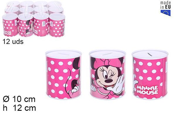 Hucha metal Minnie 10x12 cm