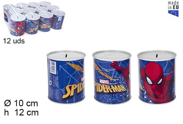 Hucha metal Spiderman 10x12 cm