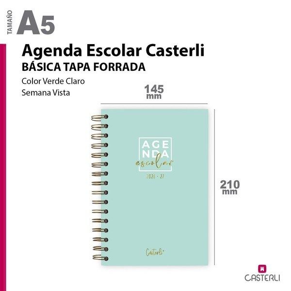 [2684020VC] Agenda Escolar Casterli Basic 26-27 T.F Semana Vista A5