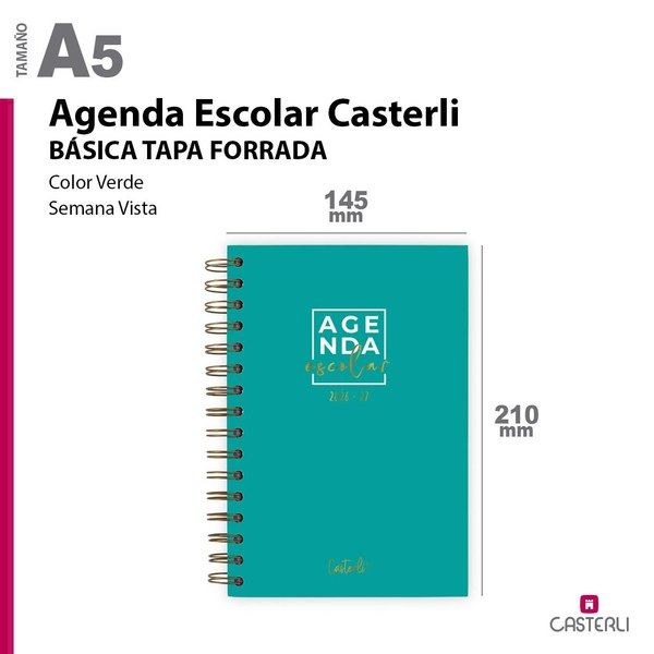 [2684020VE] Agenda Escolar Casterli Basic 26-27 T.F Semana Vista A5