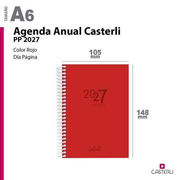 [2784200rj] agenda casterli anual 2027 pp a6(105*148mm) d.pagina