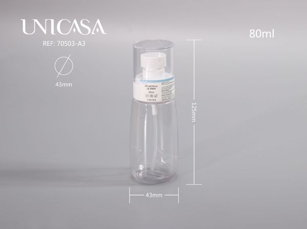 Botella de forma spray 80ml