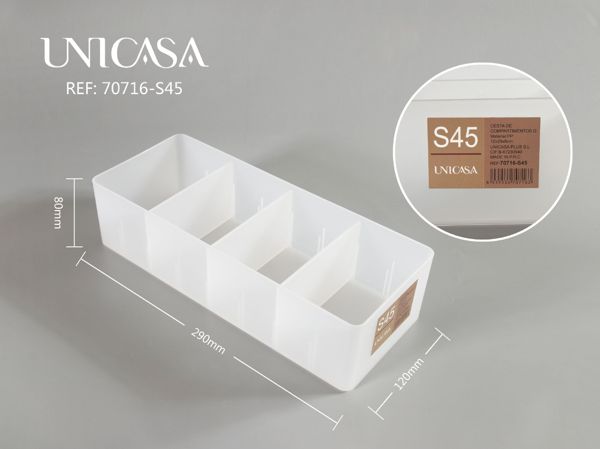 Cesta de compartimentos g -