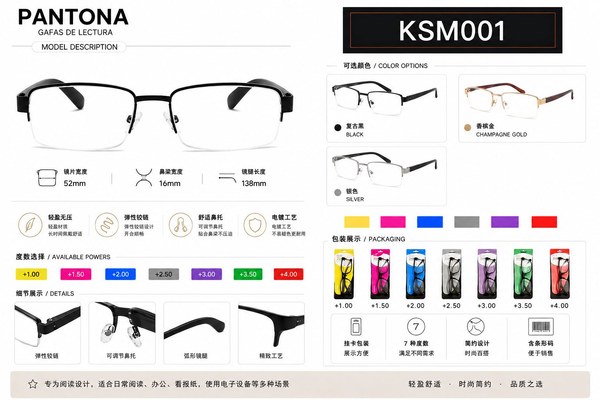 Gafas de lectura metalicas+1.00