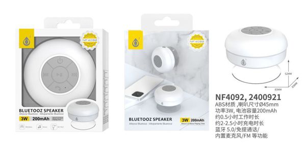 NF4092 BL Mini Altavoz Bluetooth 5.0 , Soporta Mano libre/Entrada de...