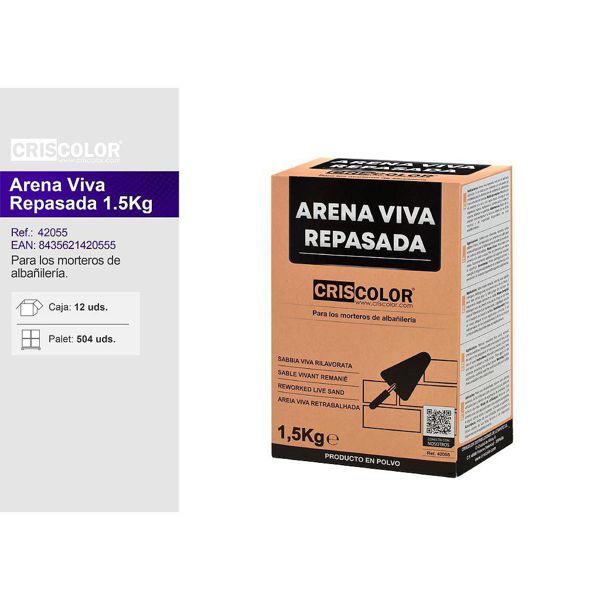 [42055] ecobrico arena viva repasada 1.5kg