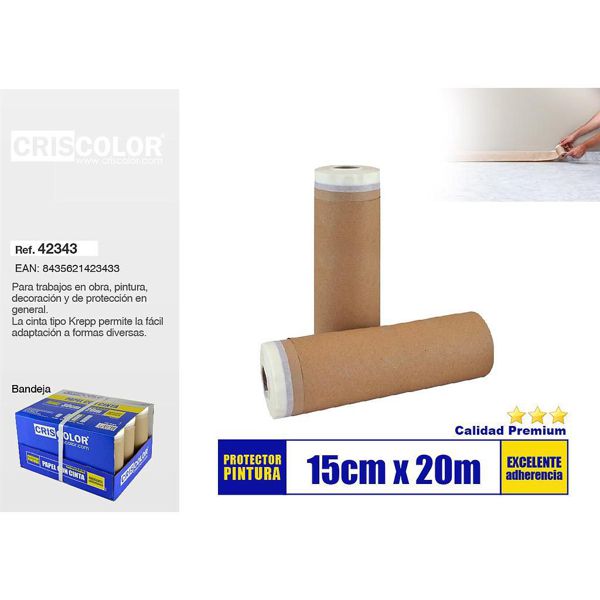 Papel cinta 15cmx2om