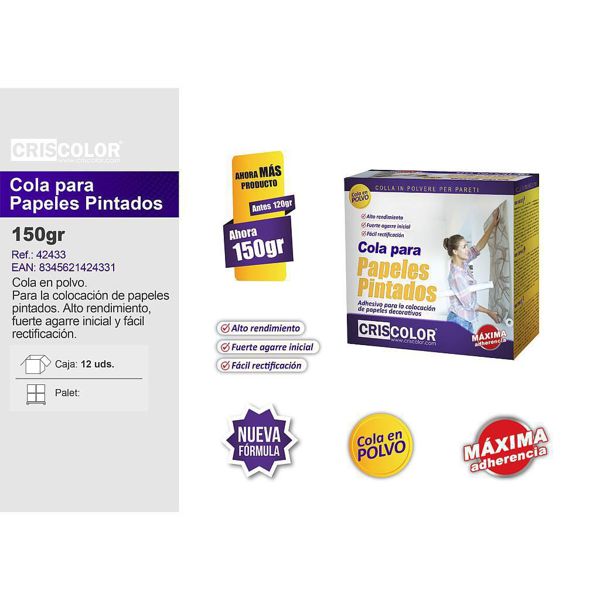 [42433] cola para papel pintado 150g