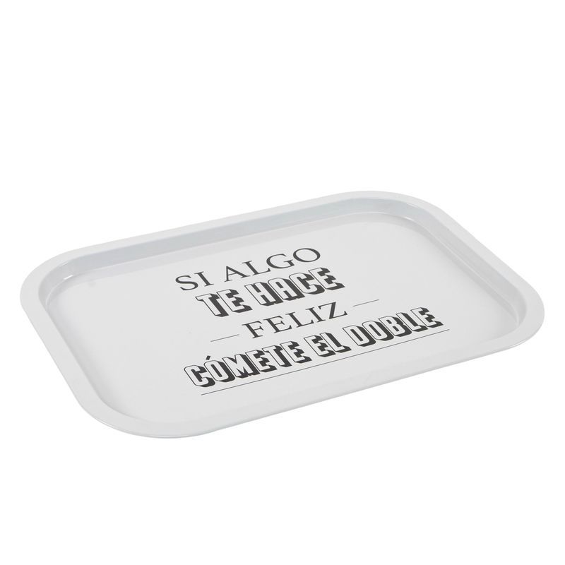 Bandeja metal 40x28,5 feliz (6/12 - 18)