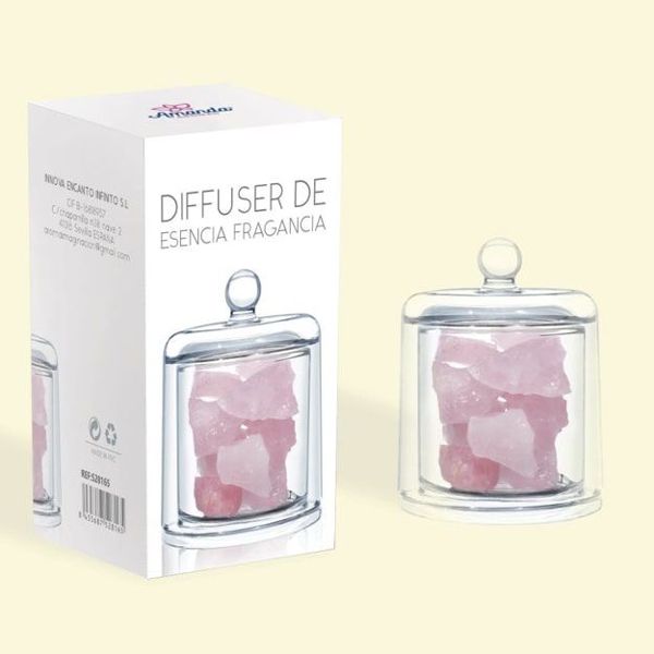 Diffuserr de esencia fragancia cristal rosa