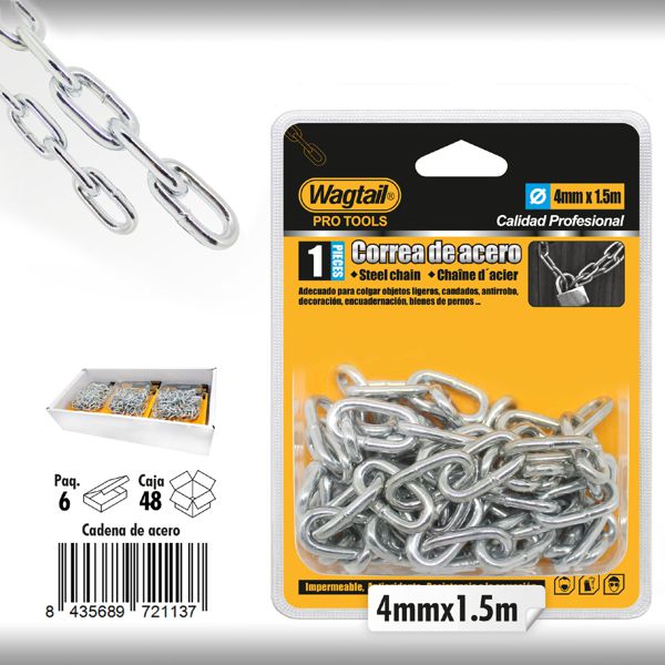 Correa de acero 4mm*1.5m