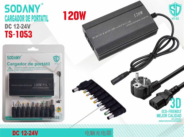 Cargador de portati 120wiii.iltkir:ili./1 120w
