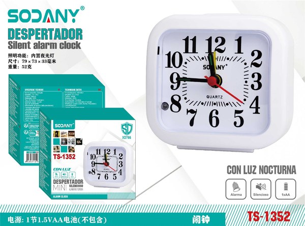 Despertador blanca ts-1352