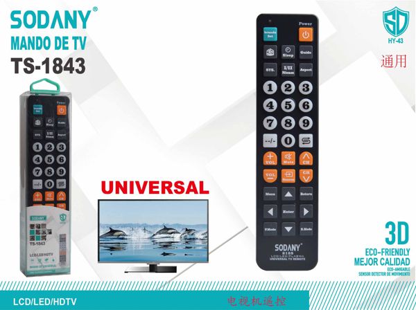 Mando de tv universal