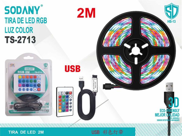 Tirade led color usb 2m usb leiiji•1 2m
