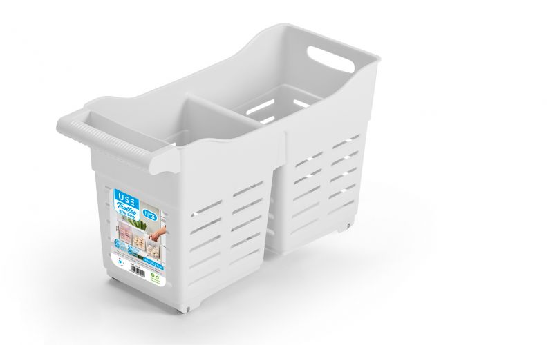 Trolley box duo rejilla nº3 blanco