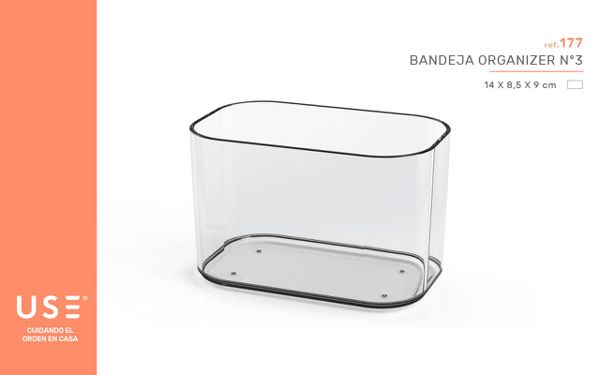 Bandeja organizer n3 0.85l