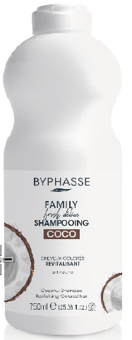 Byphasse champu family fresh teñidos coco 7