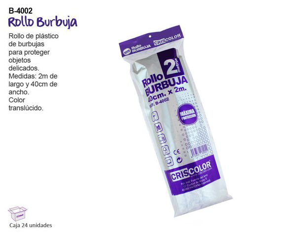 Burbuja tindas 40cmx200cm