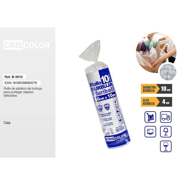 Burbuja tiendas 50cmx10ml