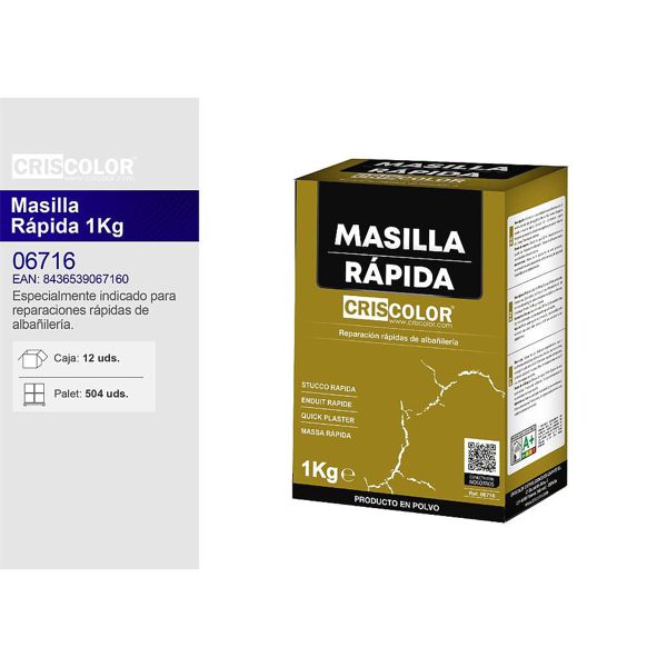 [06716] ecobrico masilla rapida 1kg