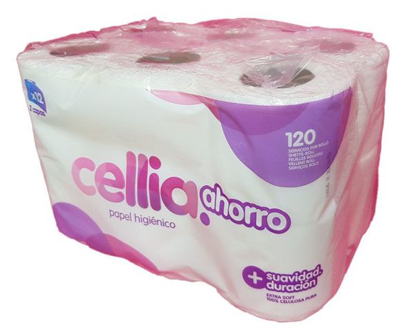 Cellia higienico ahorro 12 rollos